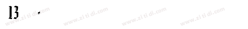 字魂13号 文艺花瓣体字体转换